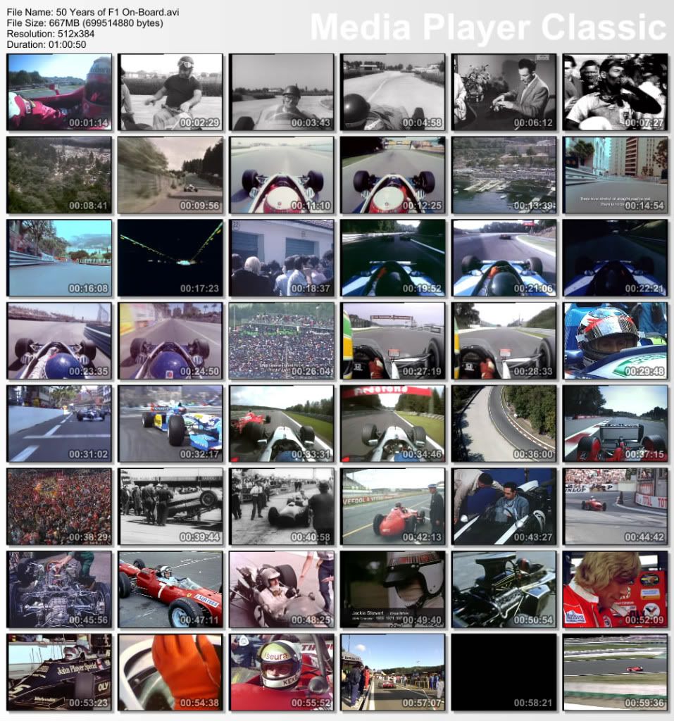50 Years Of F1 On Board (2004) [DVDRip (Xvid)] preview 1