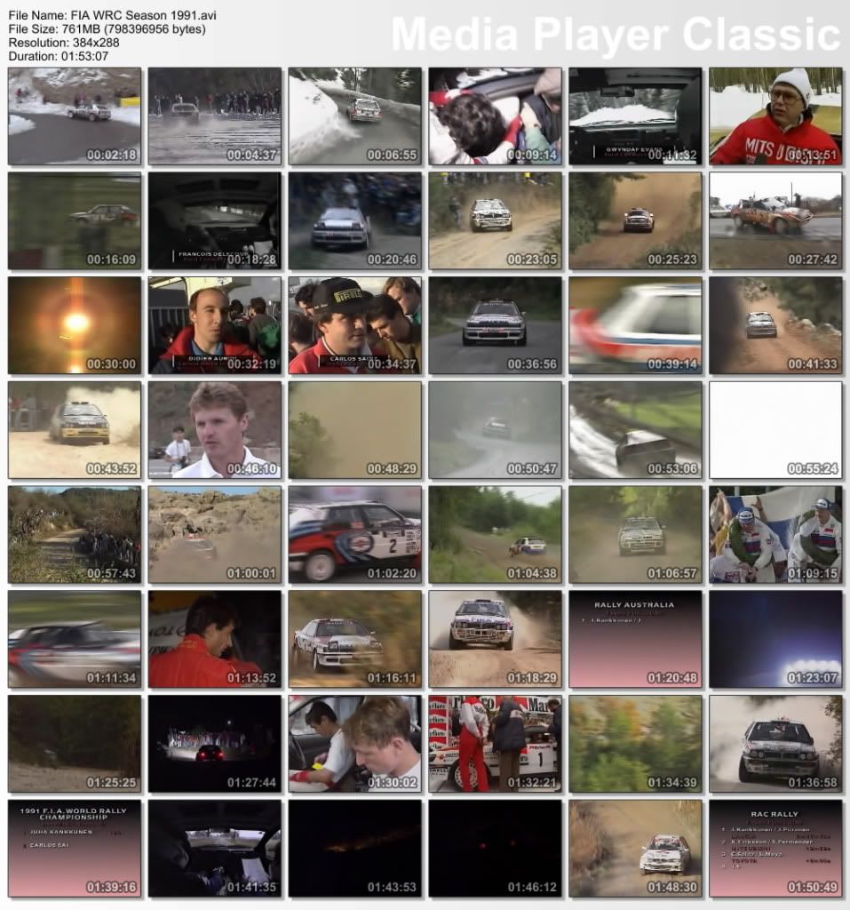 World Rally Championship Season Review FIA (1991) [DVDRiP(Xvid)] preview 1