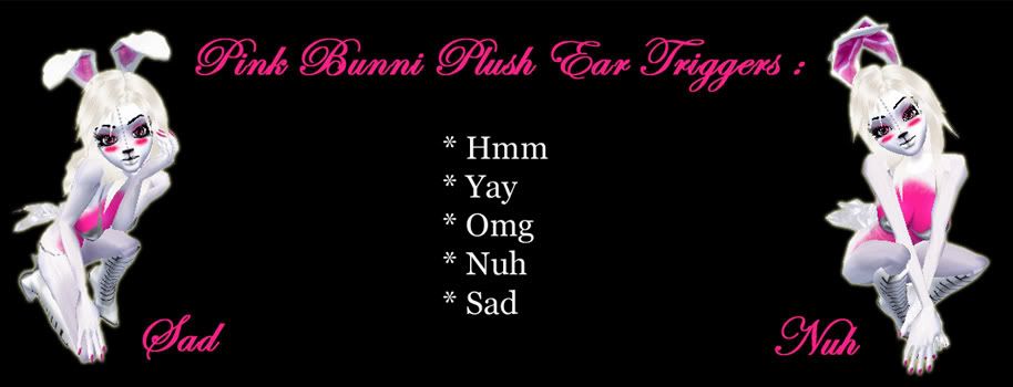 Pink Bunny Plush Triggers