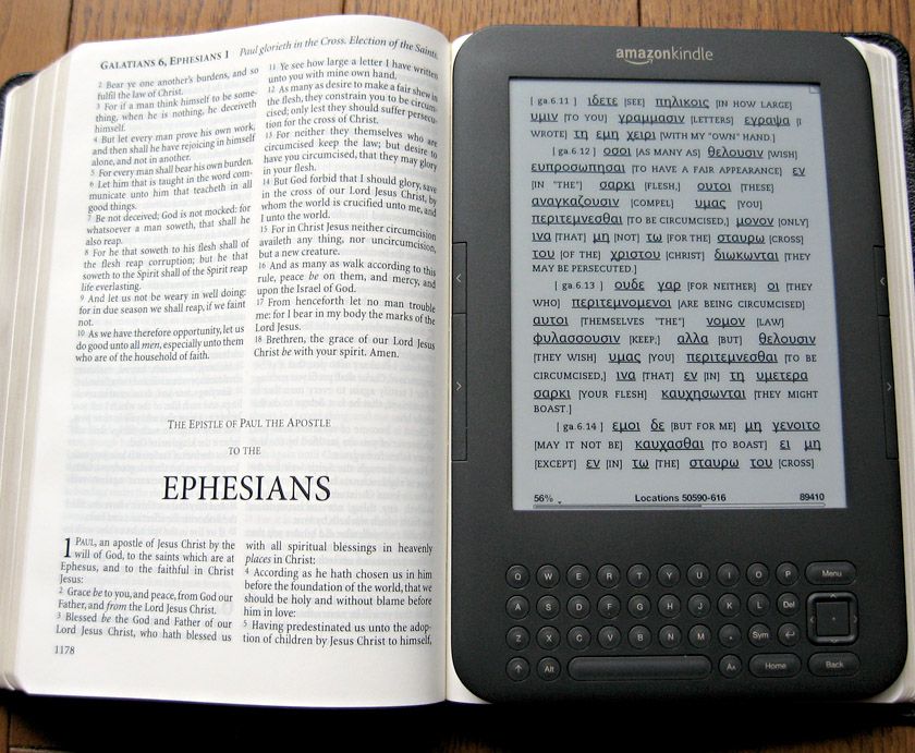 Біблію ў гатэлі замянілі на Kindle