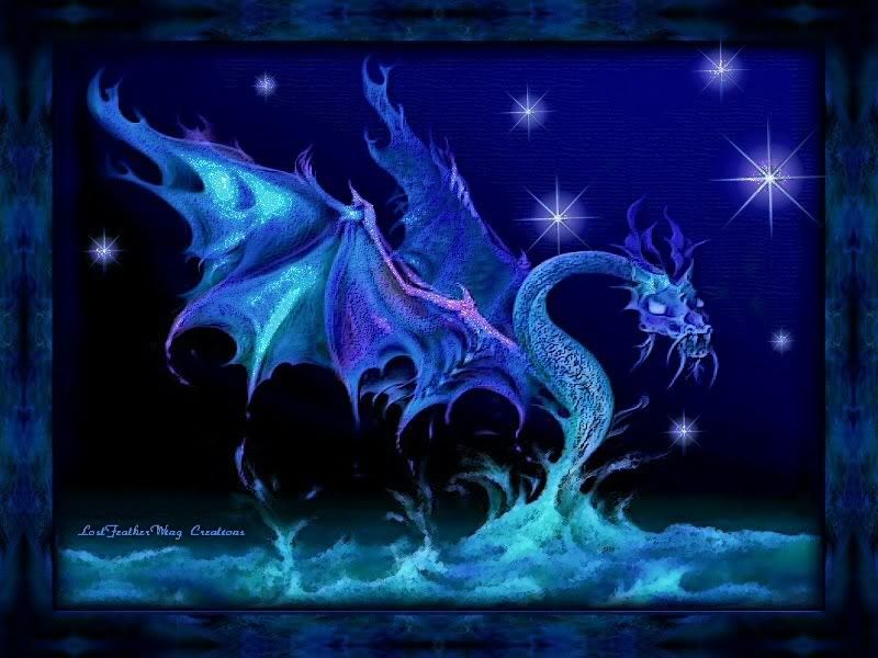 dragon wallpaper. blue dragon Wallpaper