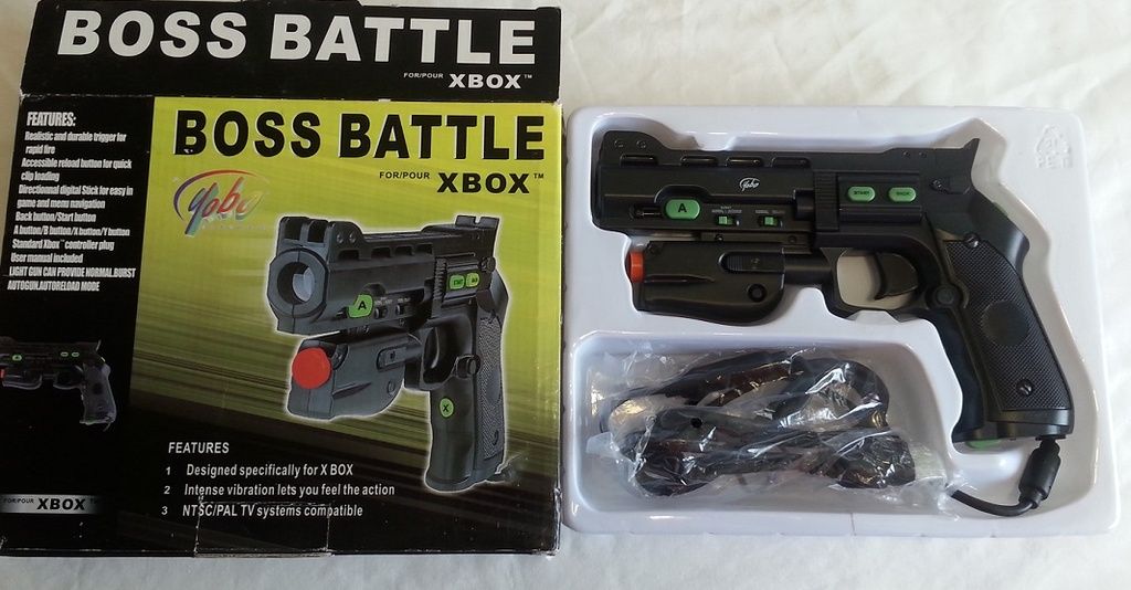 Boss Battle Gun in Box for Original Xbox (Microsoft Xbox, Tested & LN
