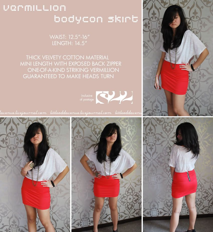 Denim Bodycon Skirt
