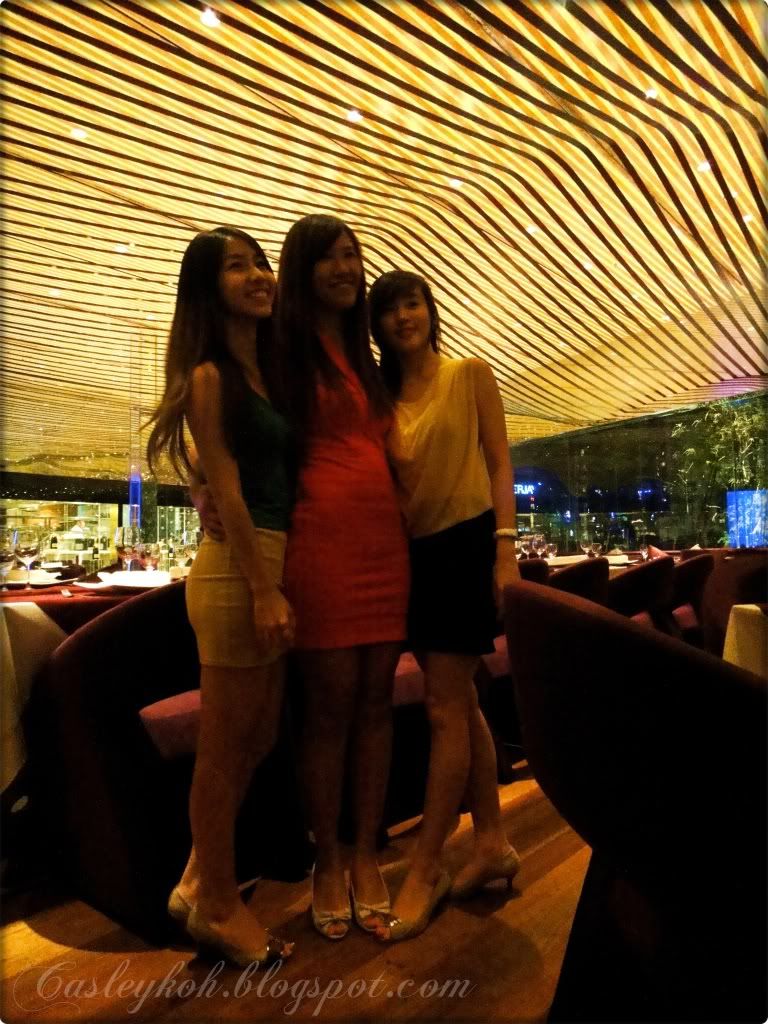 Pretty models at Teeq Restaurant