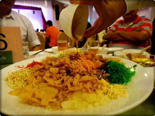 Prosperity toss- Yee Sang