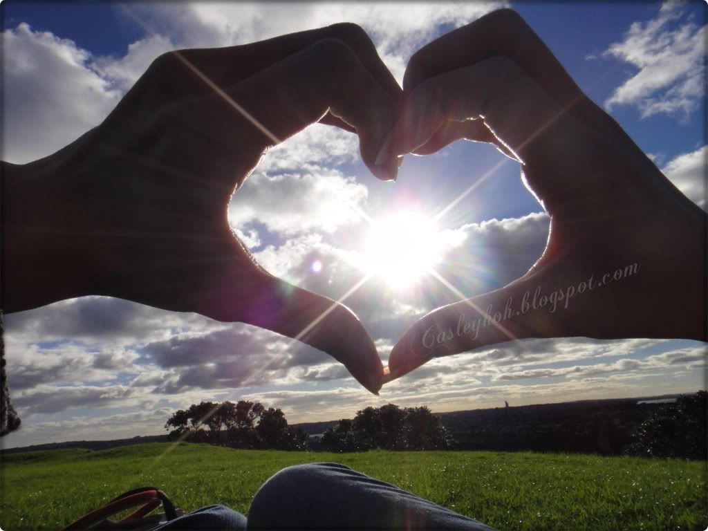 Our love that shines with natural sun beam