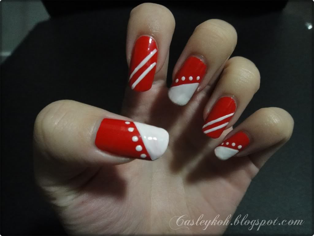 Sexy and hot manicure with OPI red nail polish
