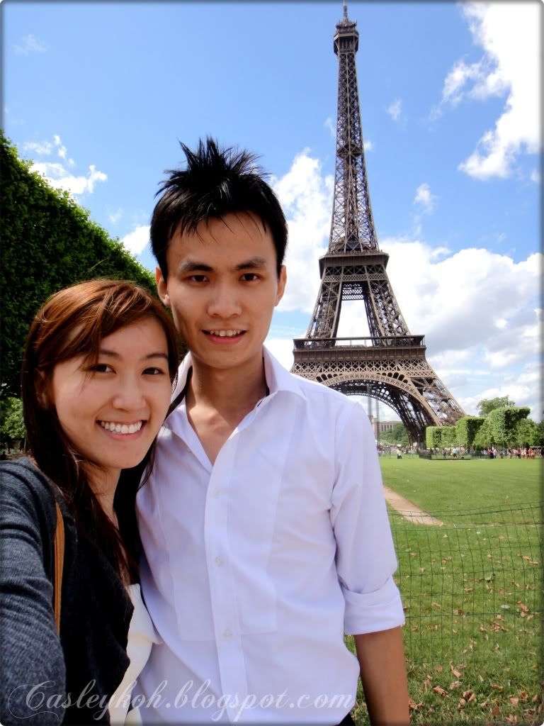 Andy and Casley at Paris Eiffel Tower
